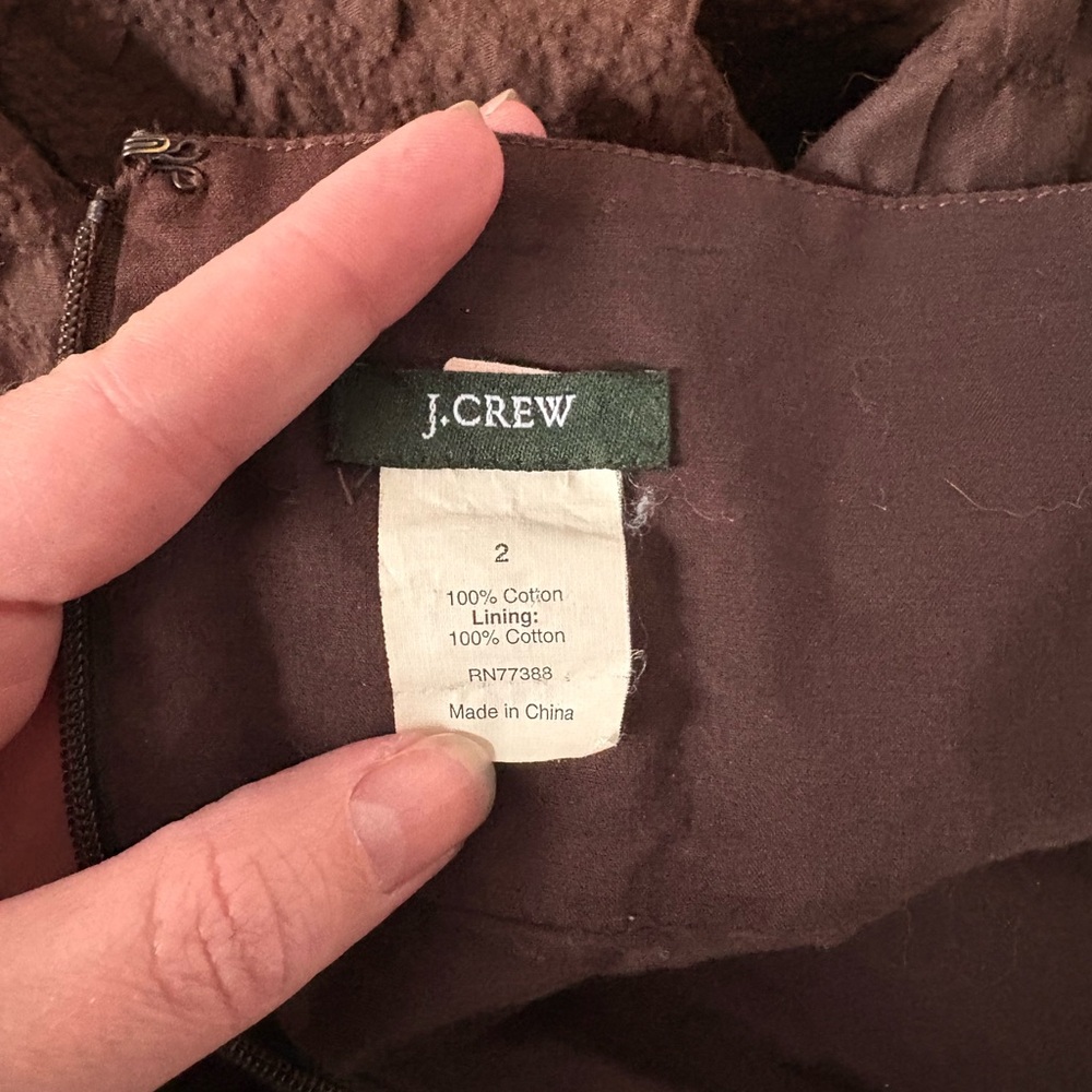 Brown vintage j crew dress - Picture 4 of 4